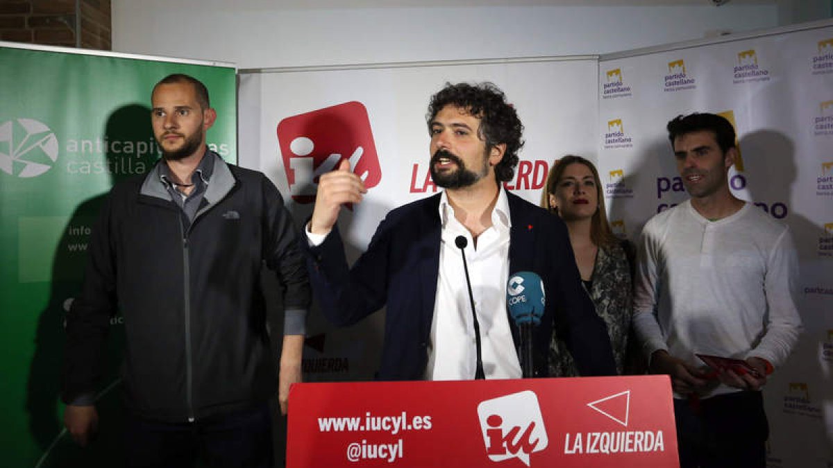 José Sarrión, candidato de IU-CyL. ICAL