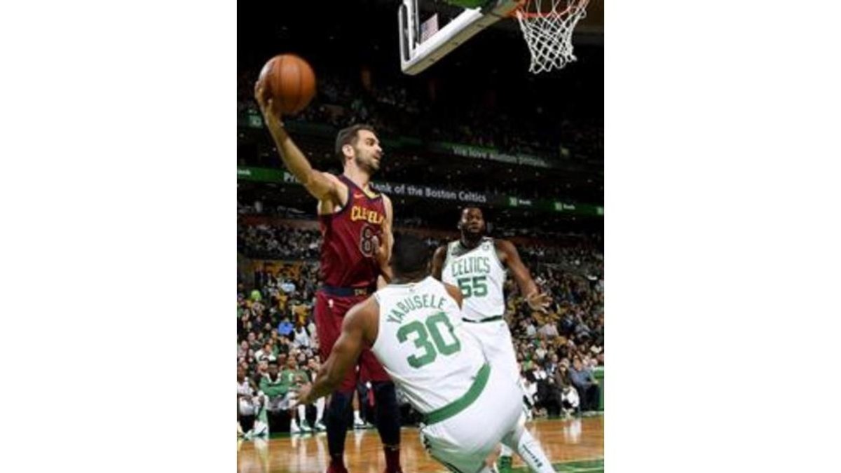 Calderón, en un partido con los Cavaliers
