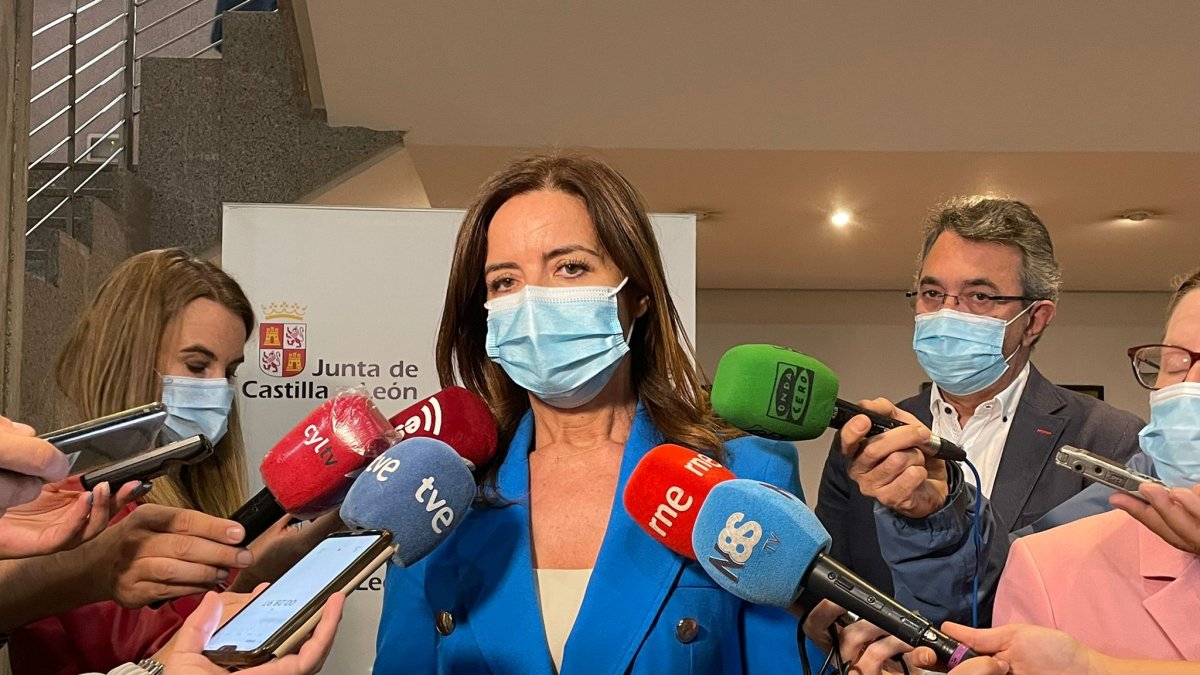 La consejera de Industria y Empleo, Ana Carlota Amigo. JCYL