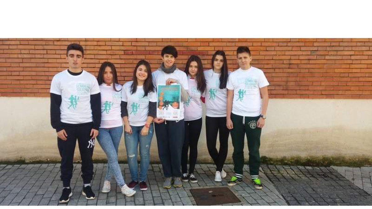 La prueba es una iniciativa de los alumnos del instituto y de su profesora de educación física.