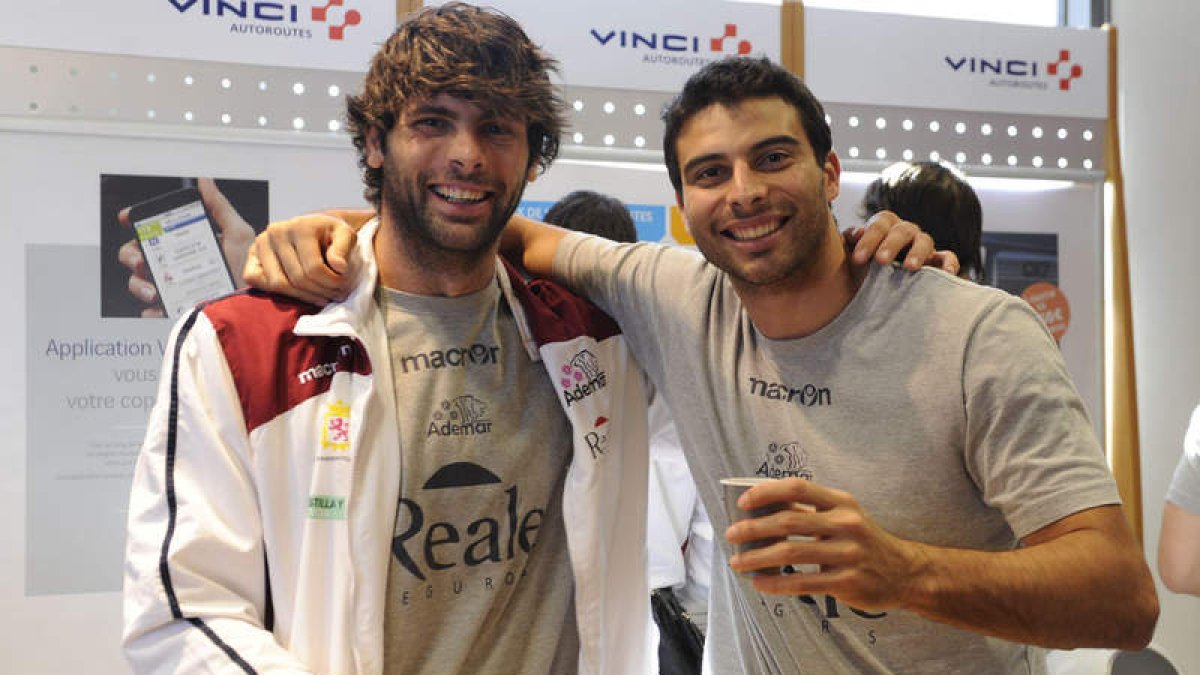 Antonio García y Felipe Borges, dos nuevos fichajes que el domingo vivirán su primer derbi.