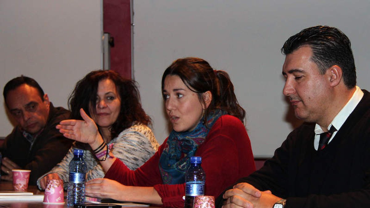 La diputada Ana Marcello, ayer en su intervención