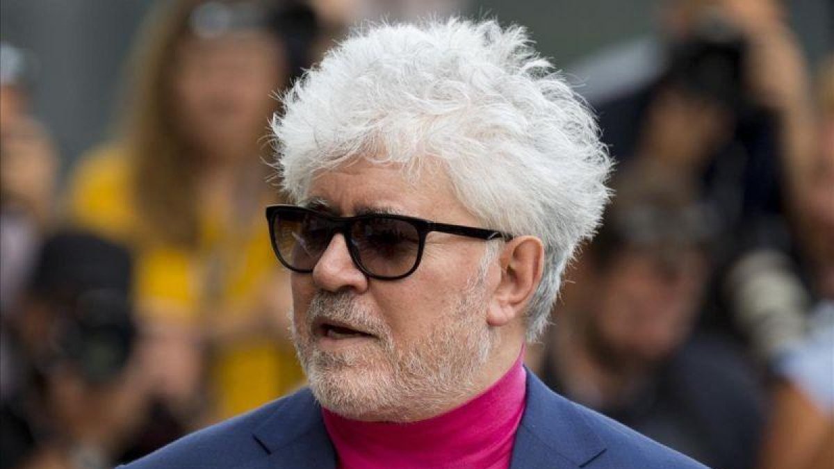 Pedro Almodóvar, en el Festival de Cine de San Sebastián.