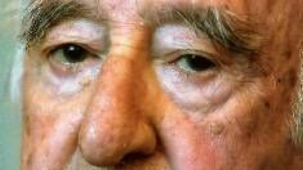 Una de las últimas fotos de Leopoldo de Luis, tomada en septiembre