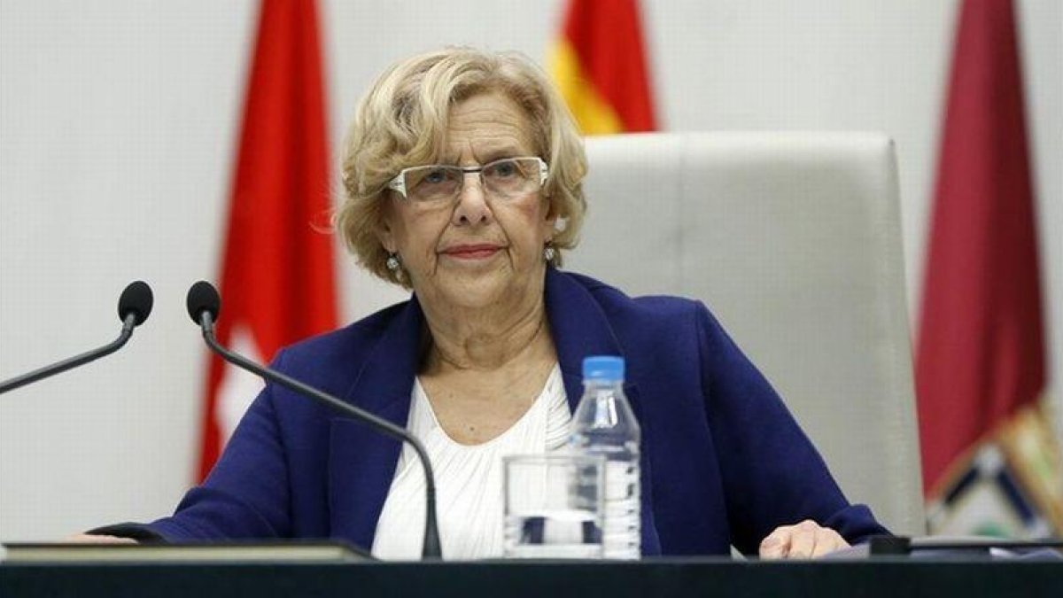 La alcaldesa de Madrid, Manuela Carmena.