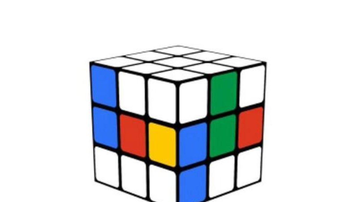Imagen del cubo de rubik, en Google.