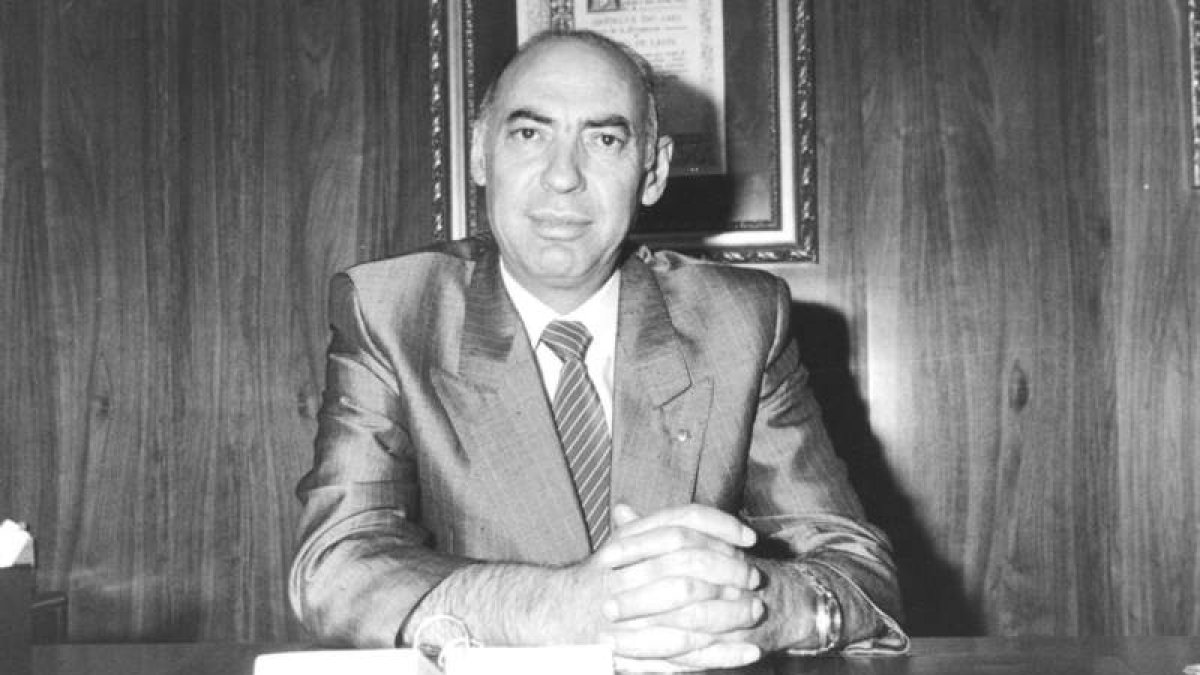 Servando Torío de las Heras, en su despacho en DIARIO DE LEÓN en el edificio de Lucas de Tuy.