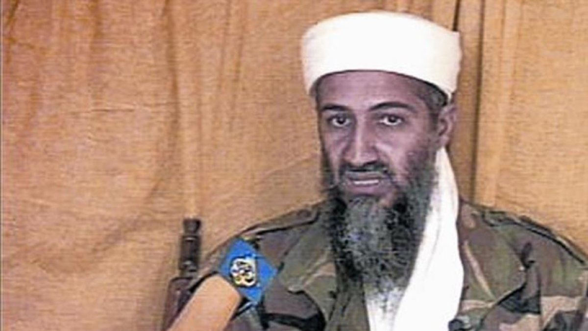 Bin Laden, en una entrevista con Al Jazira en Doha en 1999.