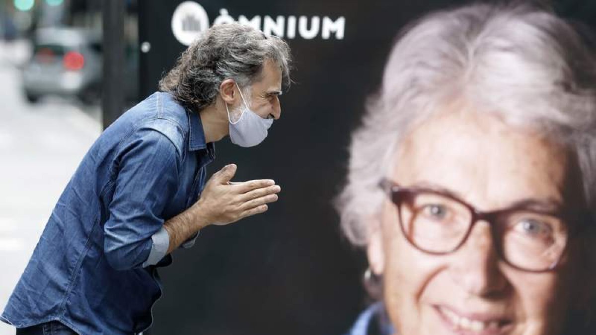 El presidente de omnium cultural, Jordi Cuixart. DALMAU