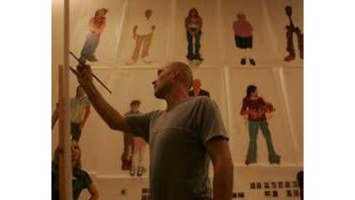 Detalle del cuadro «La visita del obispo»