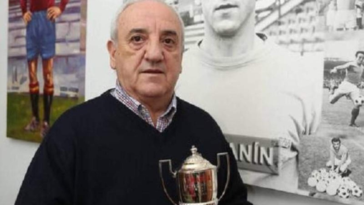 Marianín, uno de los referentes del fútbol leonés. L. DE LA MATA
