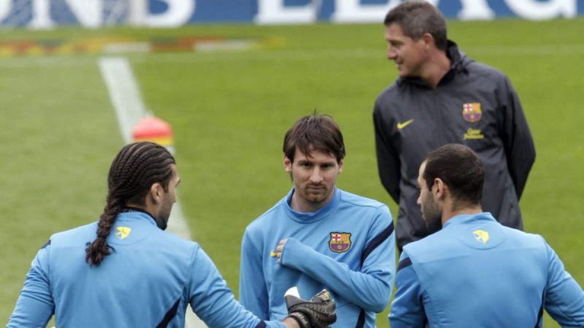 La aportación de Messi, en el entreno de ayer, es vital para que el Barça supere el escollo del Chelsea.