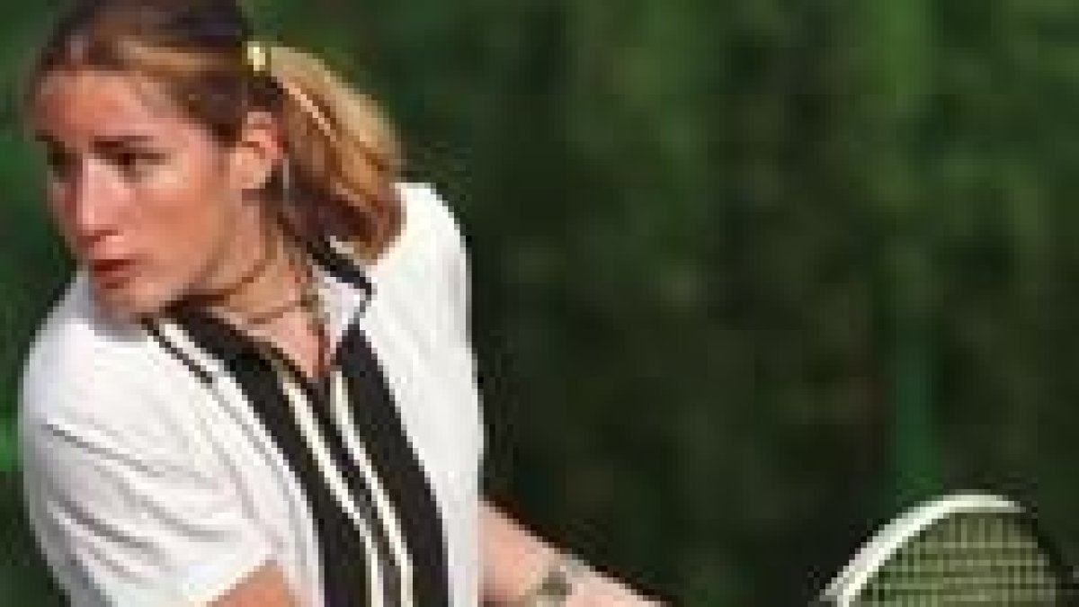 Lorena Alonso de Lera firmó dos sets en blanco en el partido de ayer