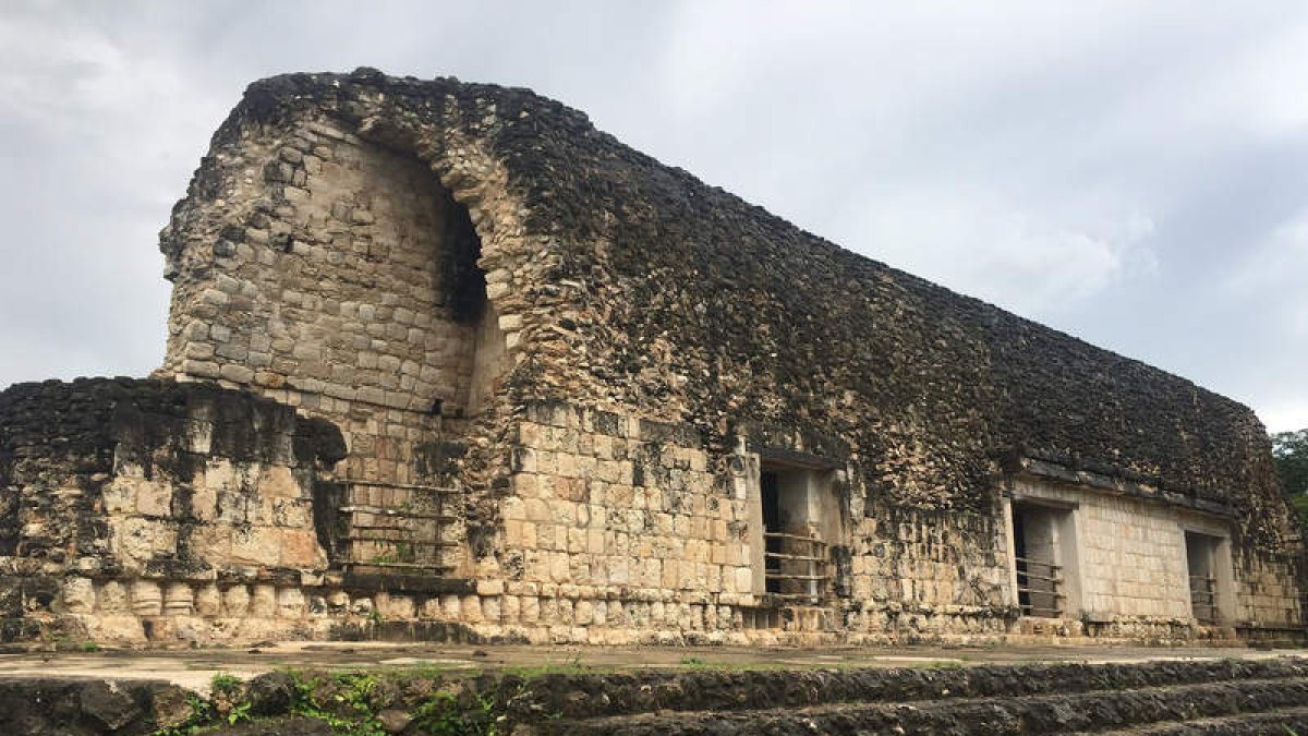 Imagen de uno de los palacios descubiertos en México