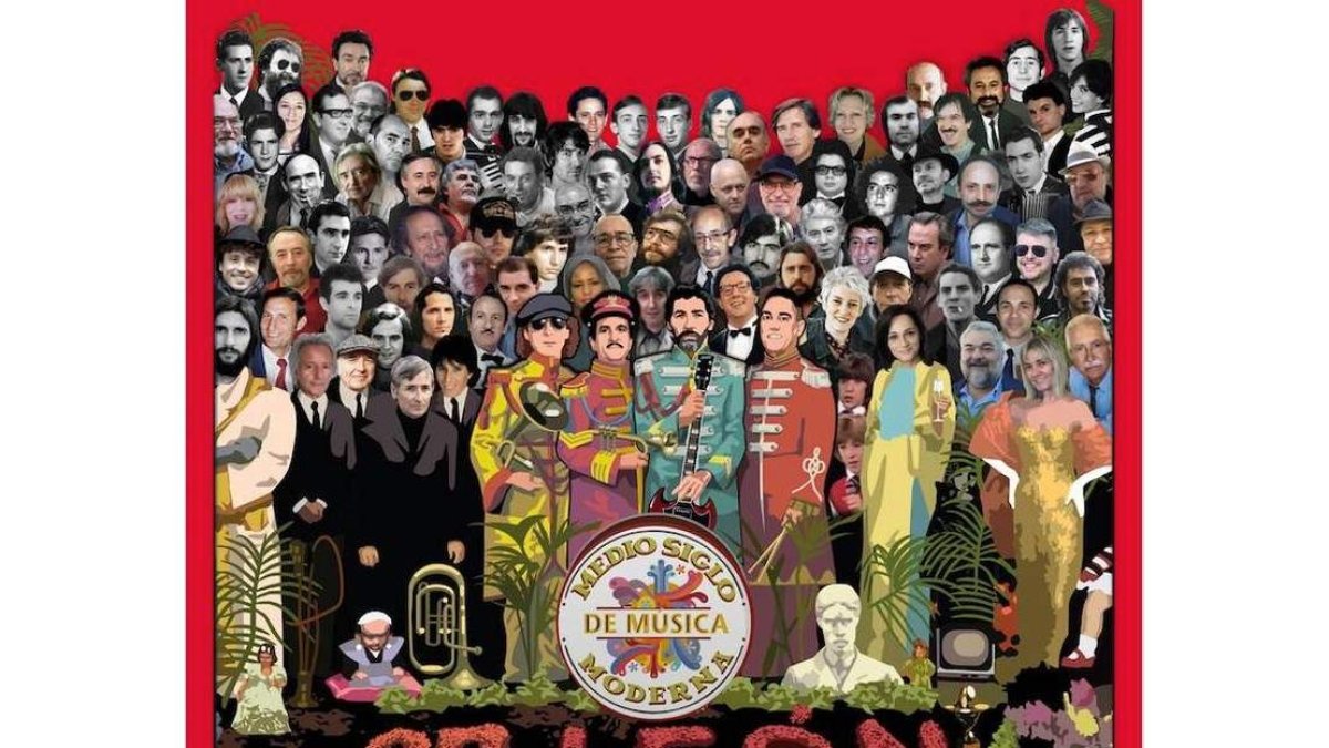 Imagen de portada de ‘40+10 años de Música Moderna en León’, un libro de Jesús García. DL