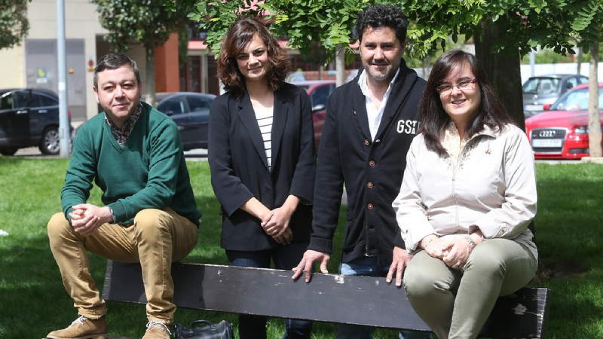 Pablo Moldes, María D. Valcarce, Marcos Díez y Mariola Estrada.