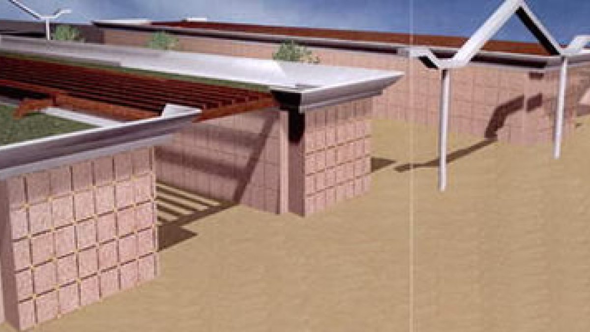 Imagen virtual del nuevo cementerio municipal para San Andrés que construirá Serfunle.