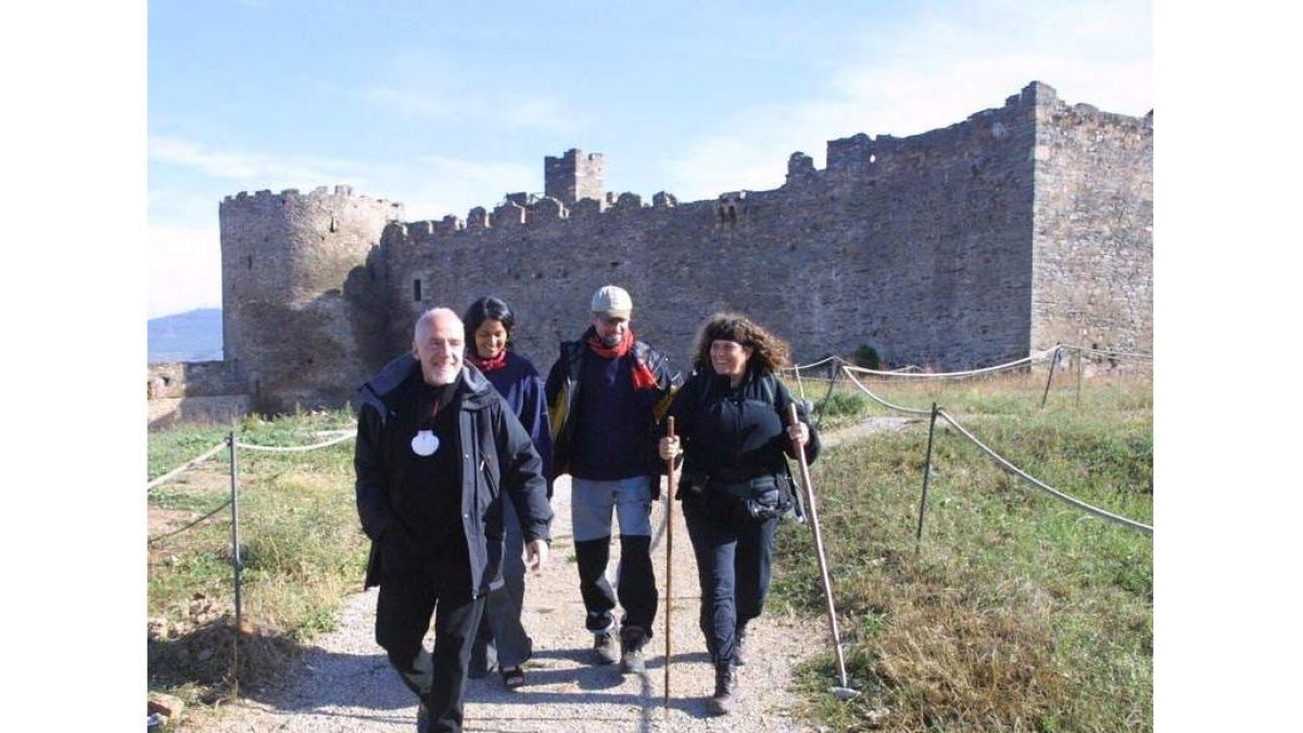 Paulo Coelho en Ponferrada en 2001