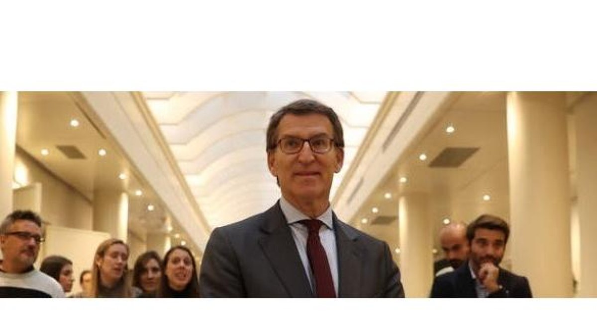 Feijóo, esta semana en el Senado. EFE