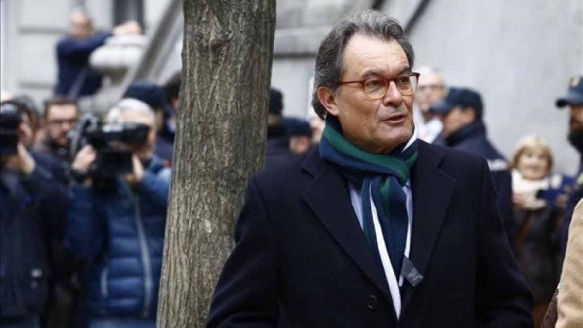 El expresidente de la Generalitat Artur Mas, el pasado 27 de febrero en Madrid.