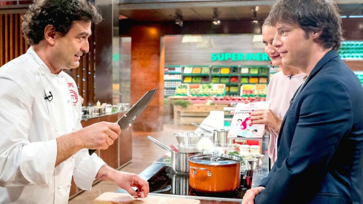 Pepe Rodríguez, Samantha Vallejo-Nágera y Jordi Cruz.