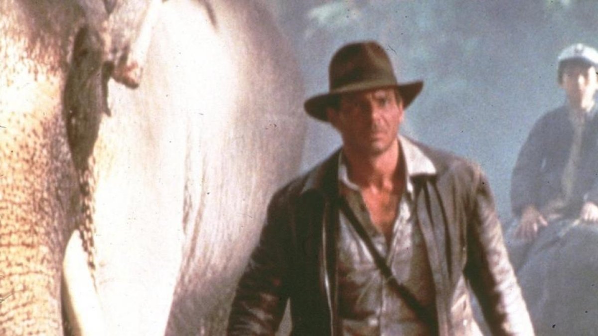 Harrison Ford, en la película de Steven Spielberg 'Indiana Jones y el Templo Maldito'.