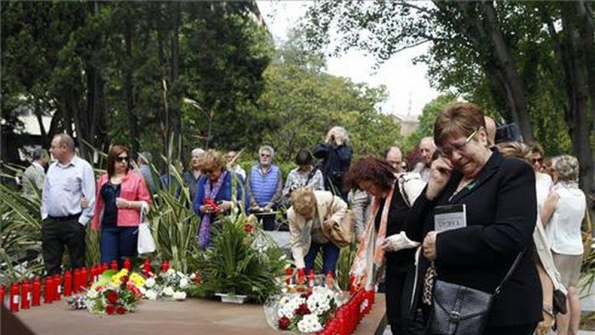 Homenaje a las víctimas del Yak-42 en 2016, en Zaragoza