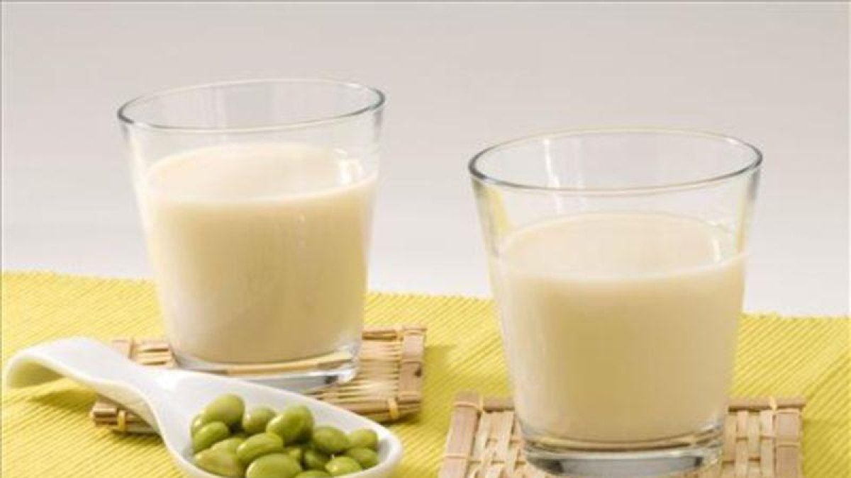 Leche de soja.