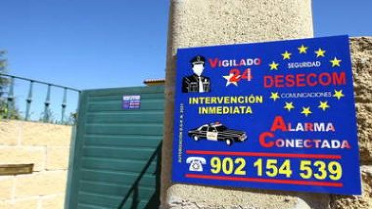 La mayoría de los chalés de la urbanización Patricia tienen sistemas de seguridad.