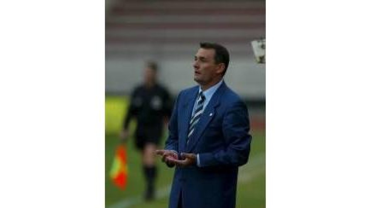Casuco, cuando dirigía los destinos técnicos del Almería