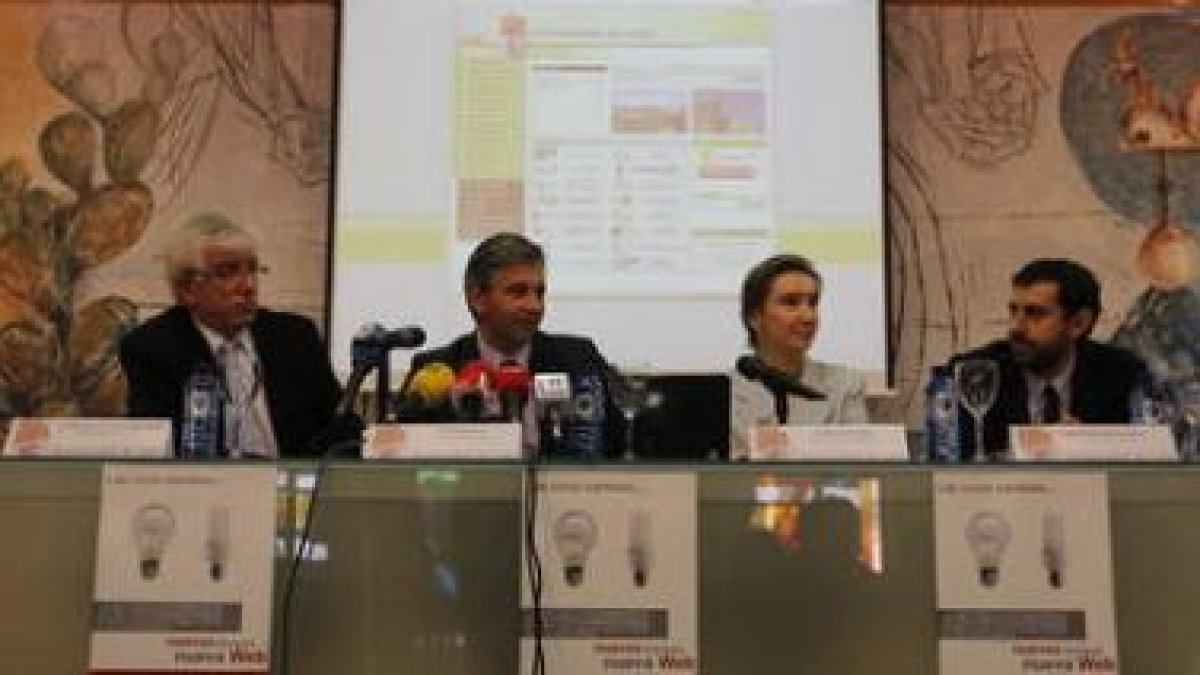 José Ángel Hermida, Juan Carlos Redondo Castán, Victoria Seco y Vicente Matellán.