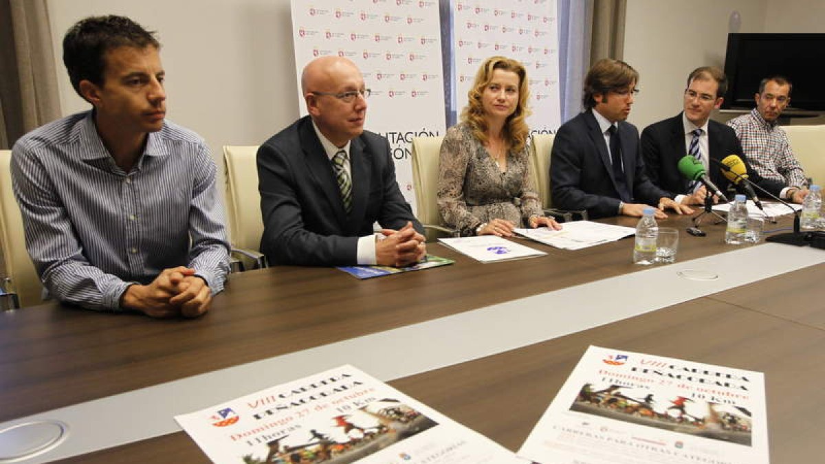 Los organizadores presentaron la carrera en la Diputación.