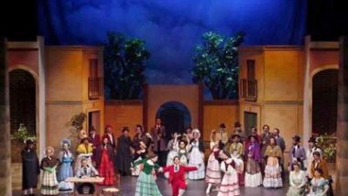 Una de las puestas en escena de «Katiuska»