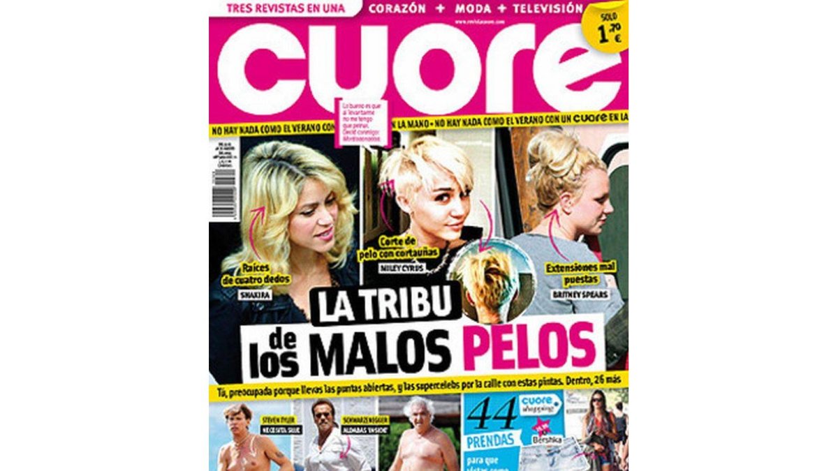 Portada de la revista 'Cuore'.