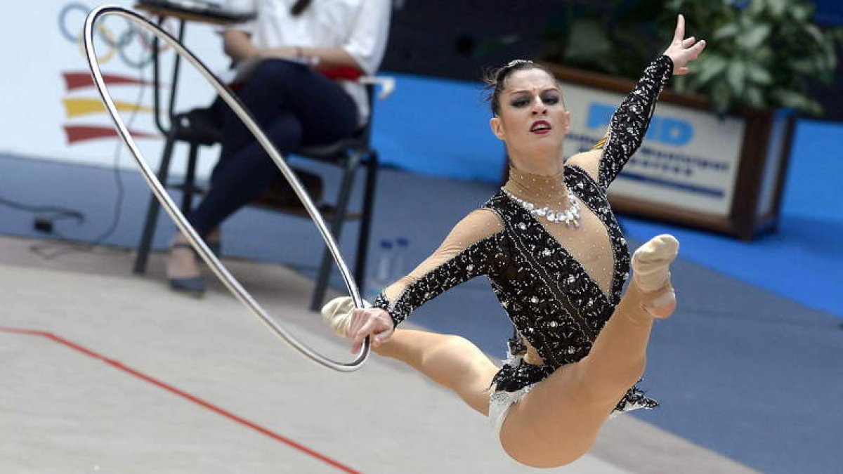 La gimnasta leonesa volvió a mostrar ante la élite mundial su calidad y prestaciones de excelsa gimnasta.