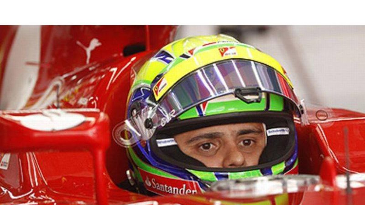 Felipe Massa, en el interior de su monoplaza, el pasado GP de Corea