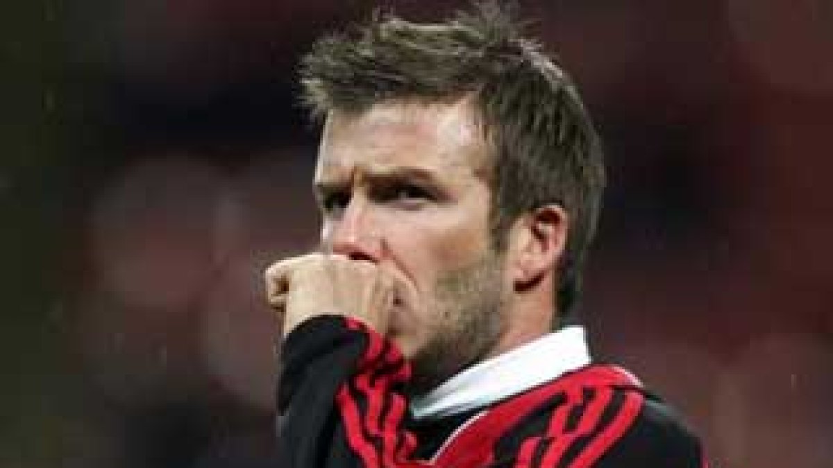 El futbolista David Beckham.