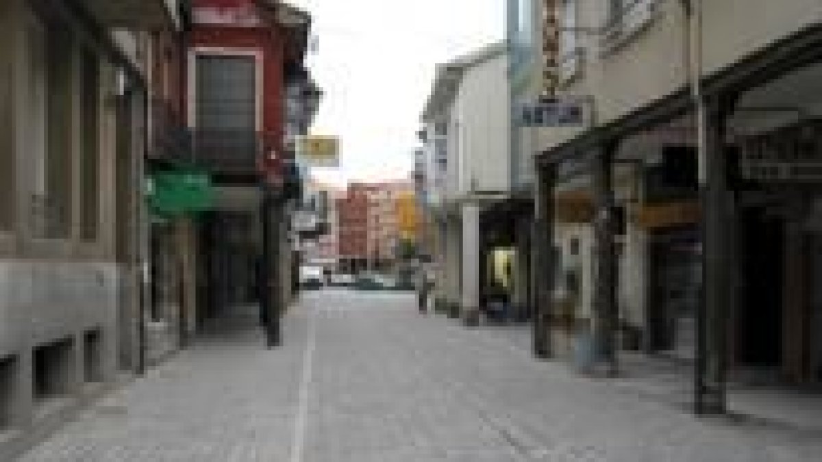 El adoquinado de la primera fase de la vía se concluyó el pasado mes de octubre