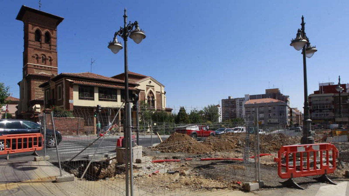 Obras del Plan de Integración de Feve en la zona Juan de Austria.