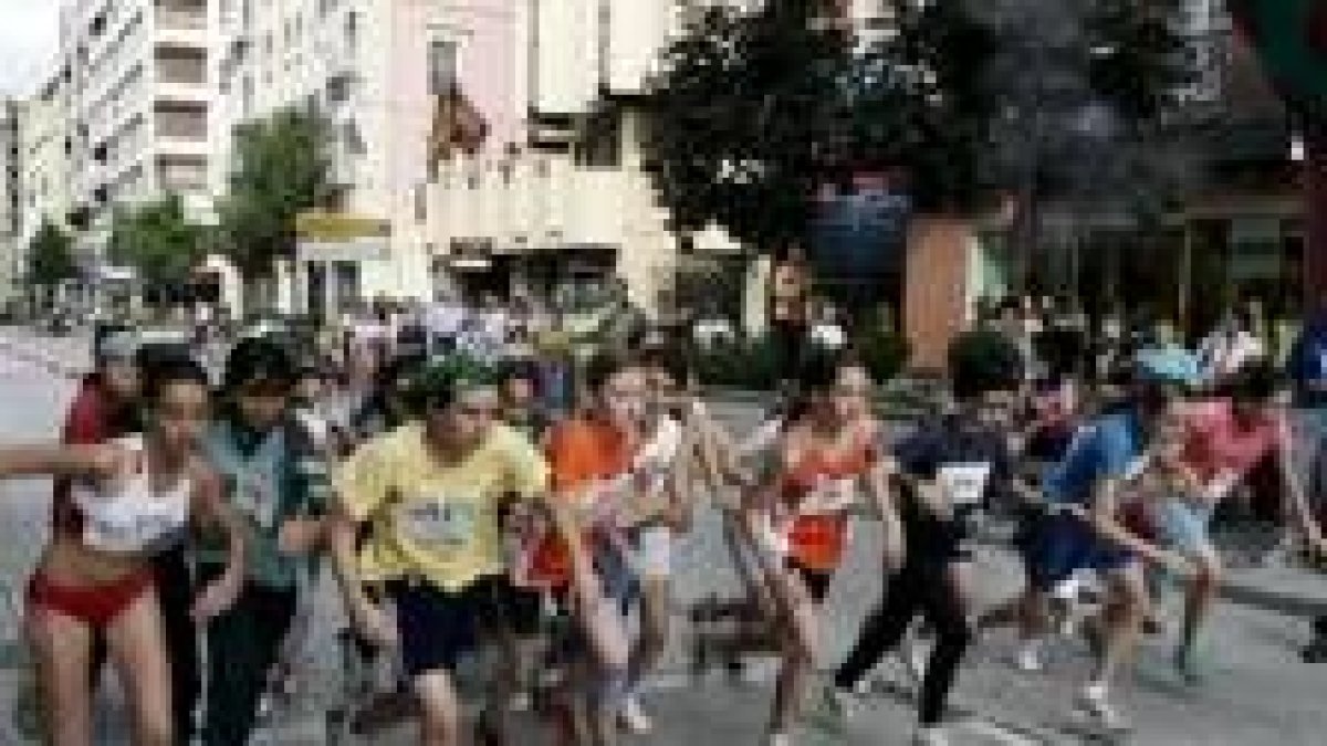 Los más jóvenes también se lanzaron a correr con ganas