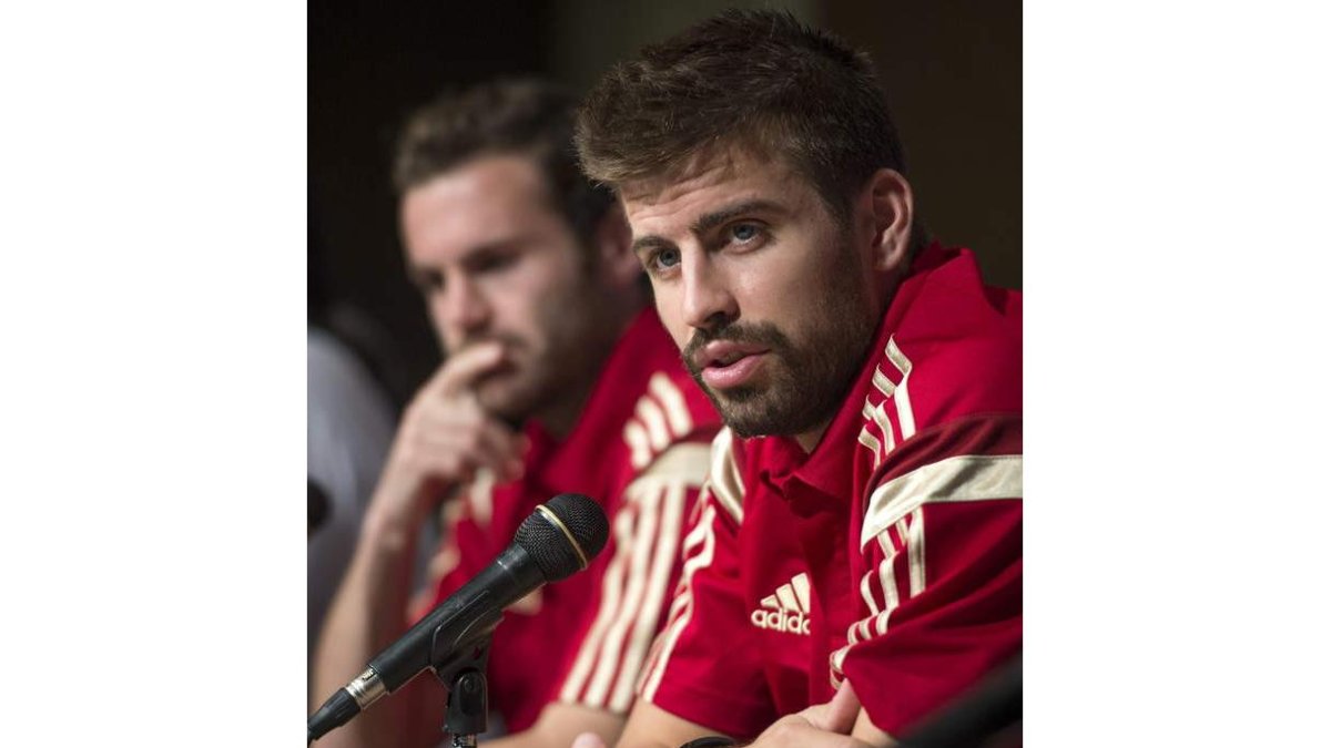 Piqué reiteró que España no acude al Mundial como favorita.