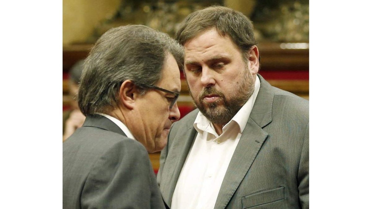 Artur Mas y Oriol Junqueras, en una imagen de archivo.