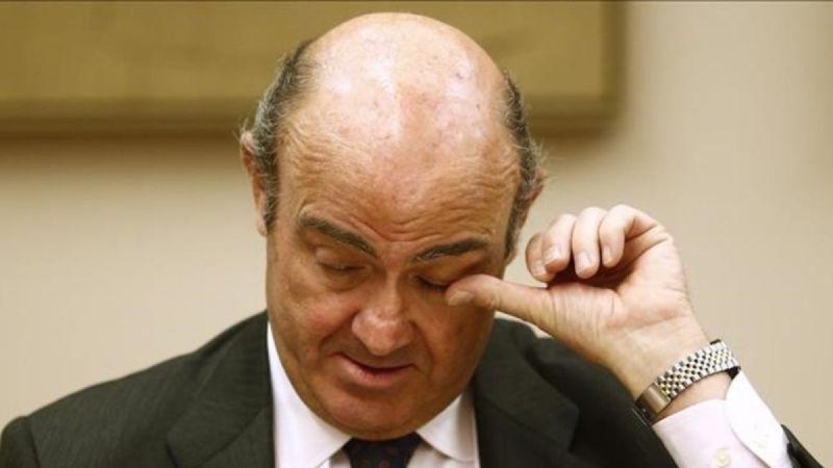 El ministro de Economia en funciones, Luis de Guindos.