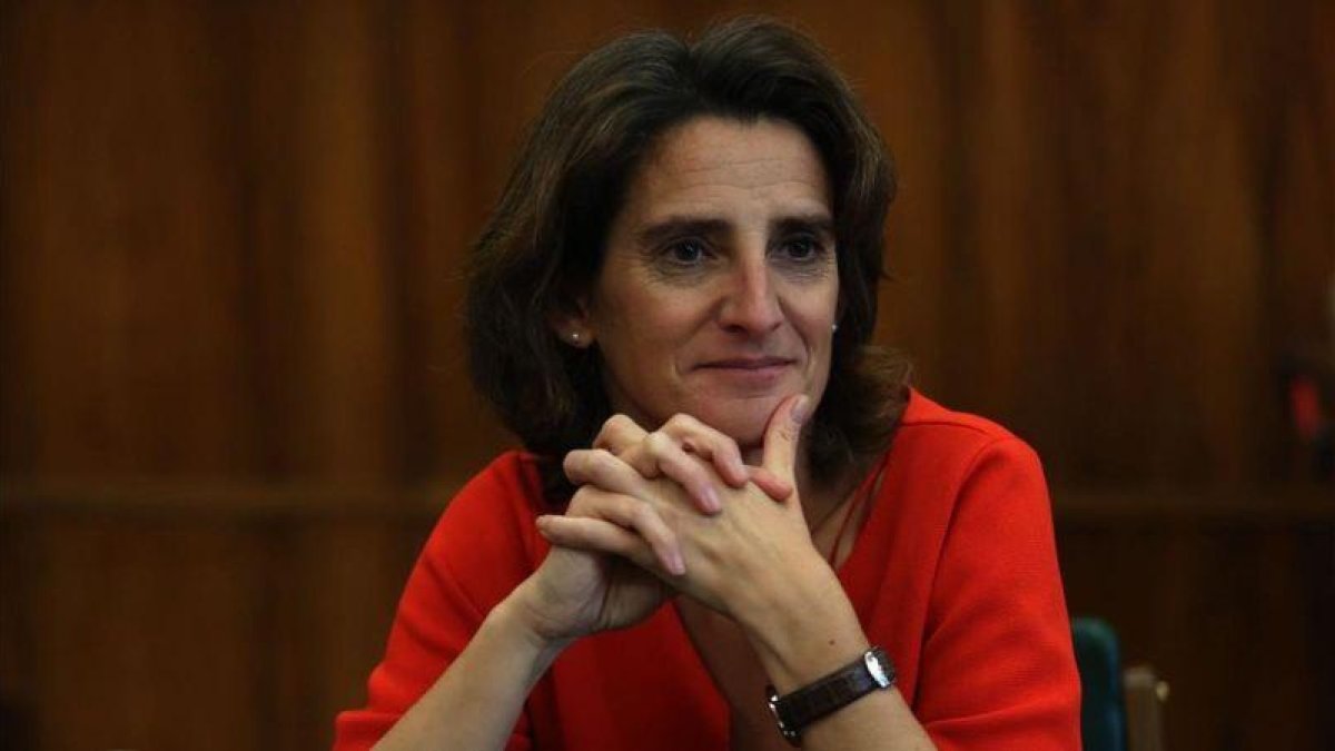 La ministra para la Transición Ecológica, Teresa Ribera.