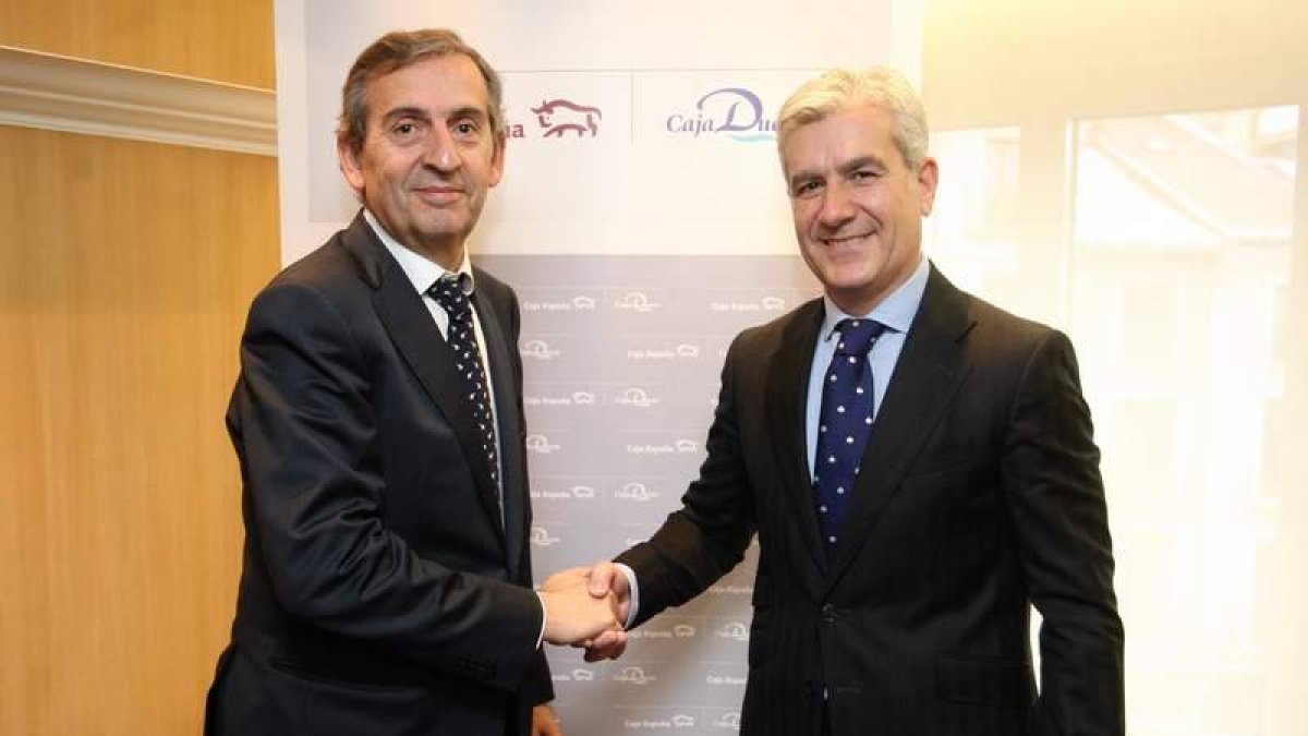 Sebastián Arias, de Alentia; y Carlos Ranera, de Ceiss.