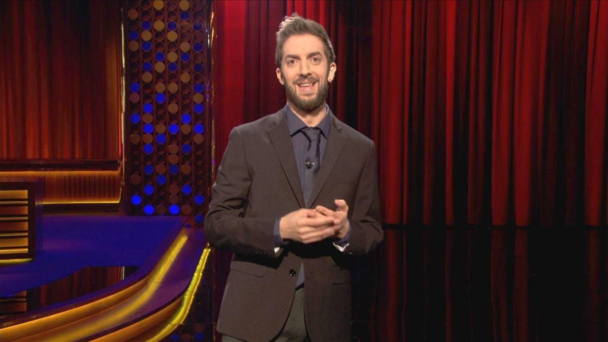 El cómico jienense David Broncano, en televisión.