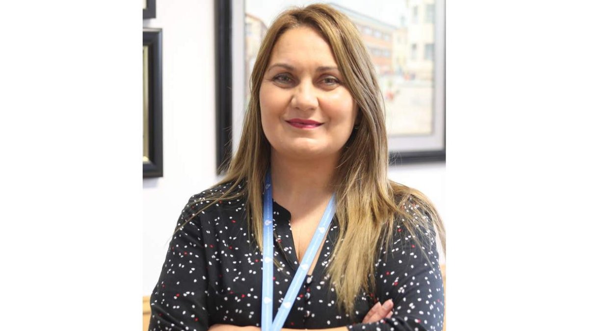 María Luz Lozano, responsable del Hogar Municipal del Transeúnte de León. RAMIRO
