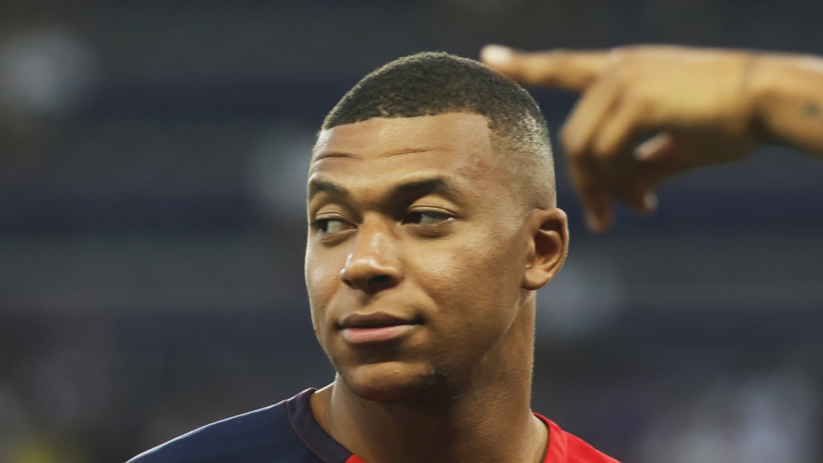 El delantero Kylian Mbappé. EFE/EPA/GUILLAUME HORCAJUELO