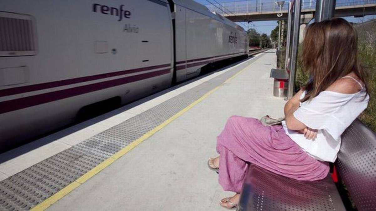 Apeadero de Renfe de Castelldefels.