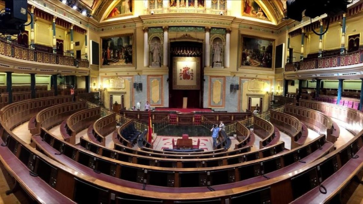 Hemiciclo del Congreso de los Diputados.
